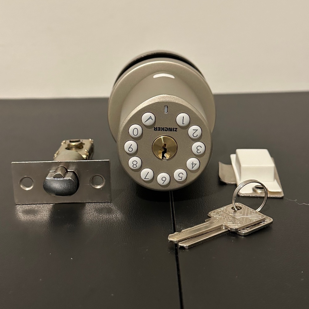 Door Knob with Keypad Lock